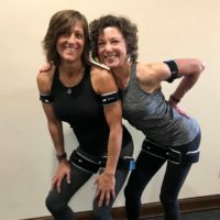 Chris Hendren of Fit Life Wellness and her B3 blood flow restriction bands